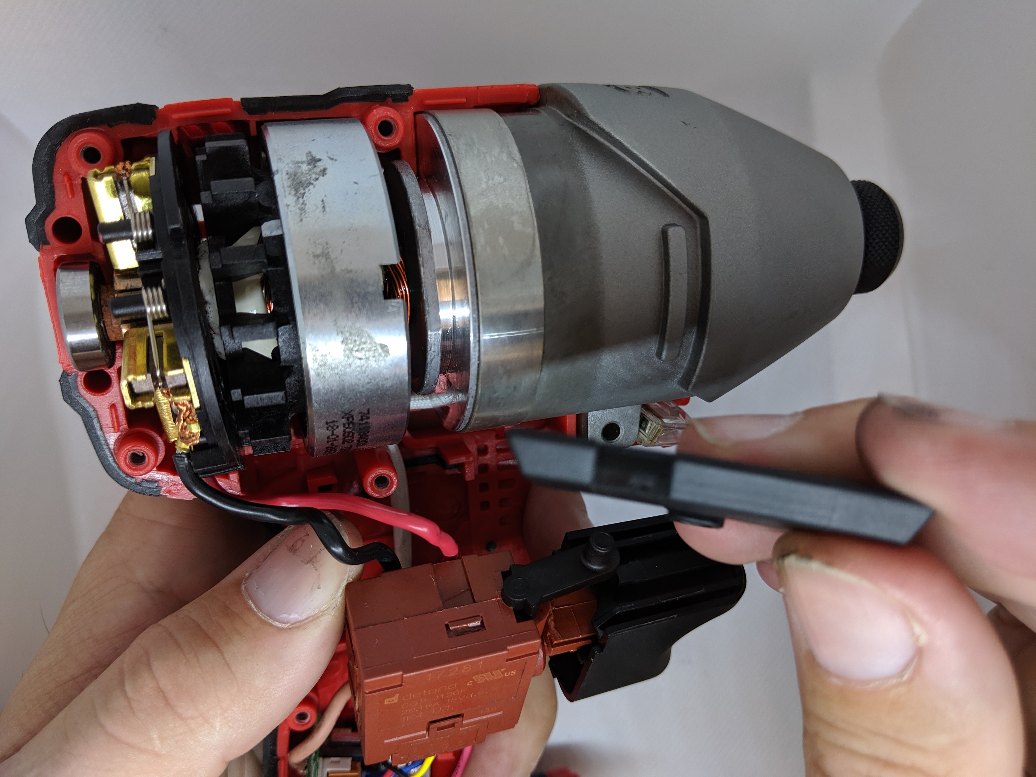 Milwaukee Hex Impact Driver 2656-20 Forward/Reverse switch Replacement ...