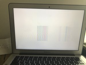 SOLVED: White background with vertical colored lines : possible issues ...