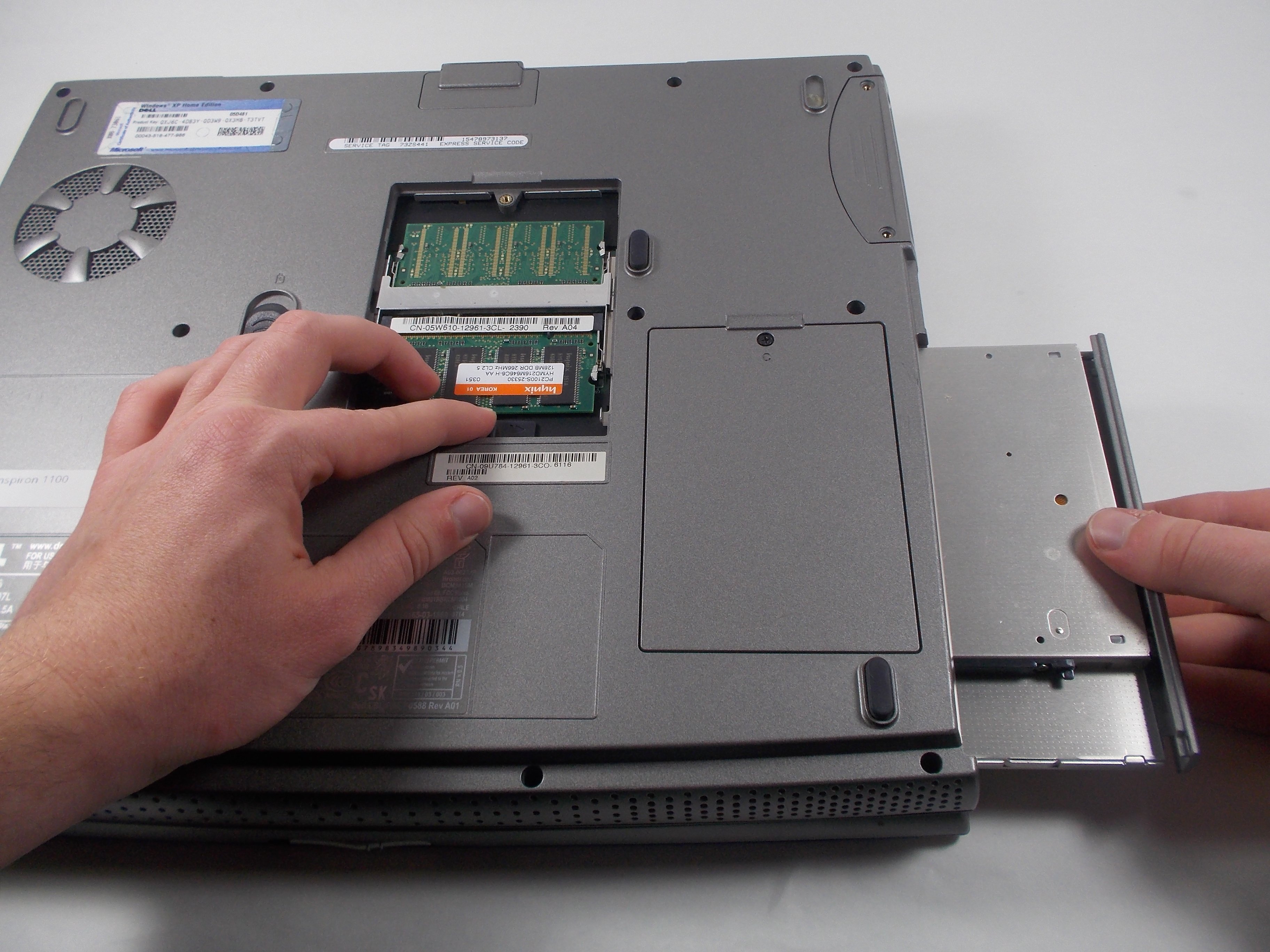 Dell Inspiron 1100 CD Drive Replacement iFixit Repair Guide