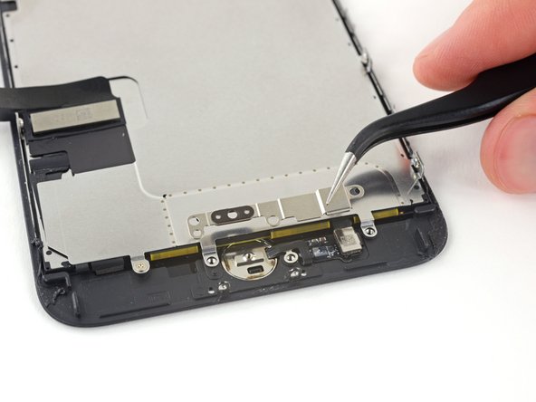 Remove the bracket that secures the home/Touch ID sensor.