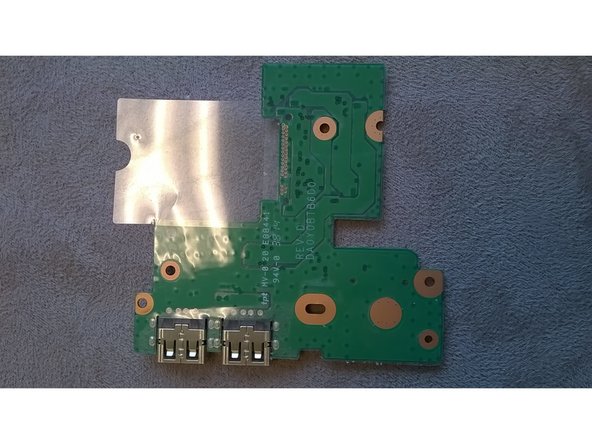 A close up of the USB WWAN Board.