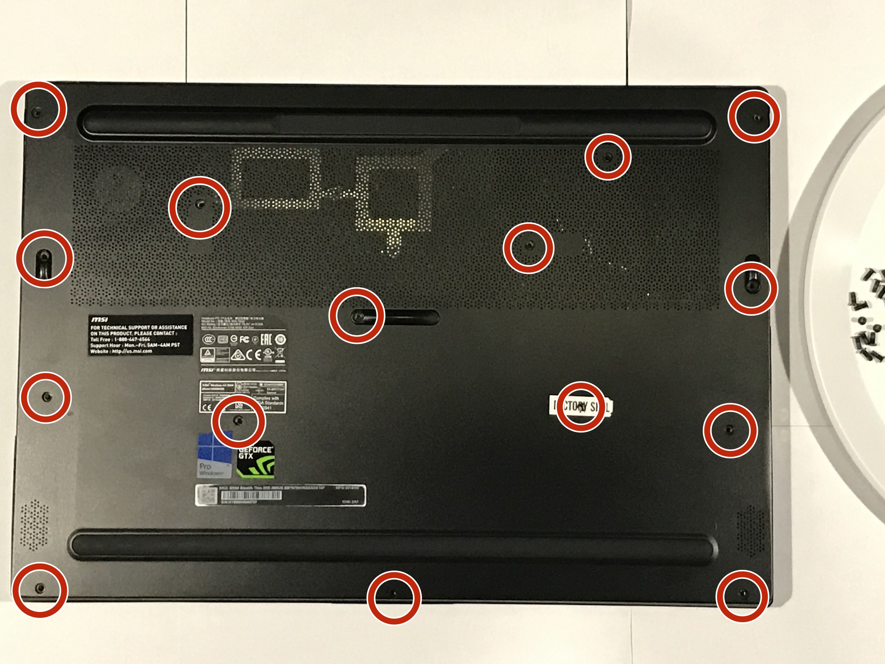 MSI GS65 Stealth Thin 8RE Fan Assembly Replacement iFixit Repair Guide