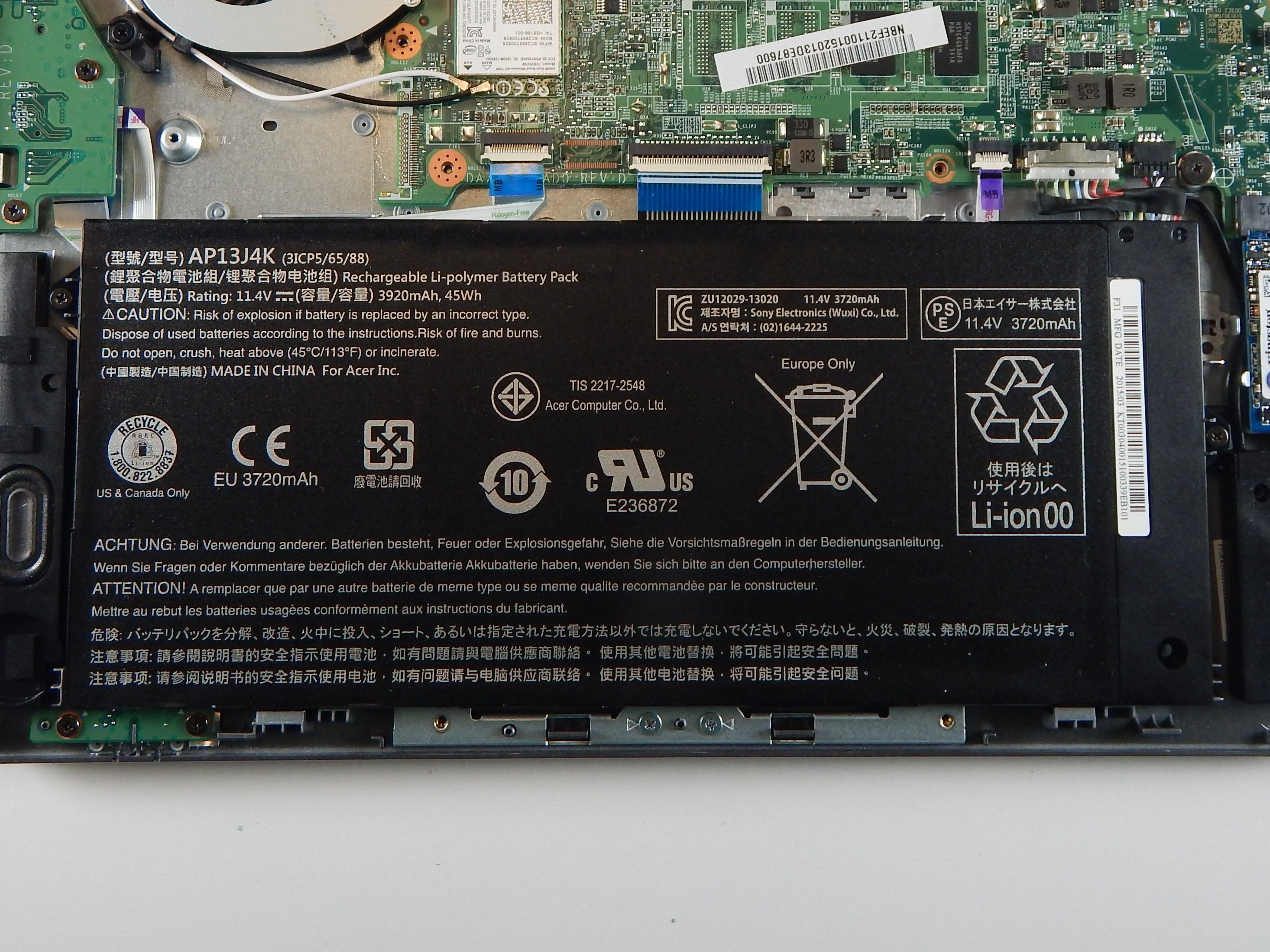 Acer Chromebook C740 Battery Replacement iFixit Repair Guide