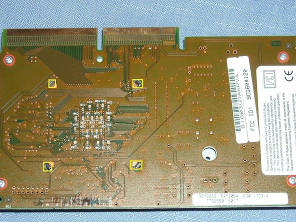 Image 2/3: And push the 4 tabs off of the board