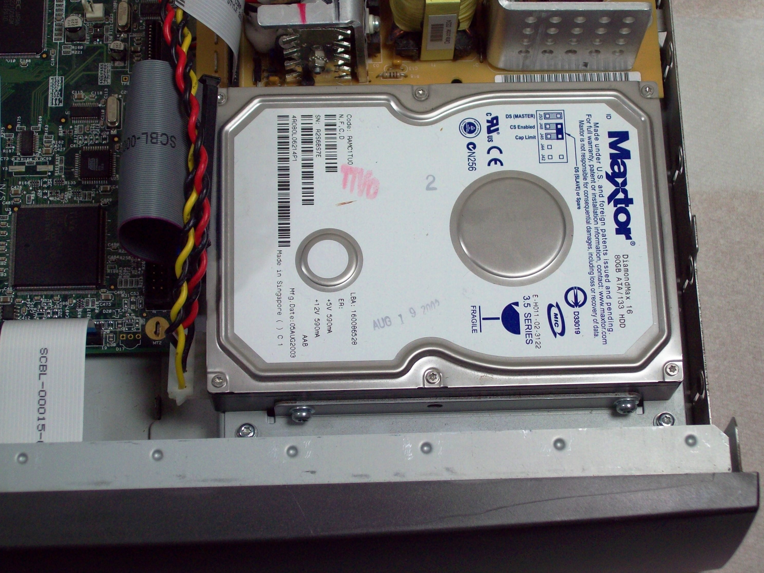 TiVo Series 2 TCD24008A Hard Drive Replacement iFixit Repair Guide