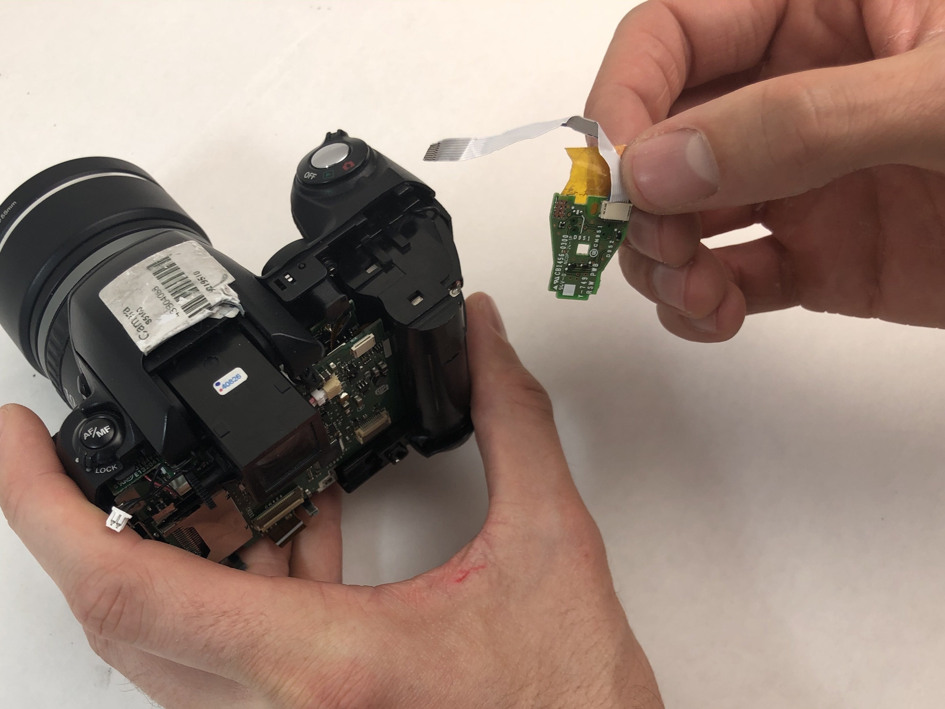 FujiFilm FinePix S5100 Power Button Replacement iFixit Repair Guide