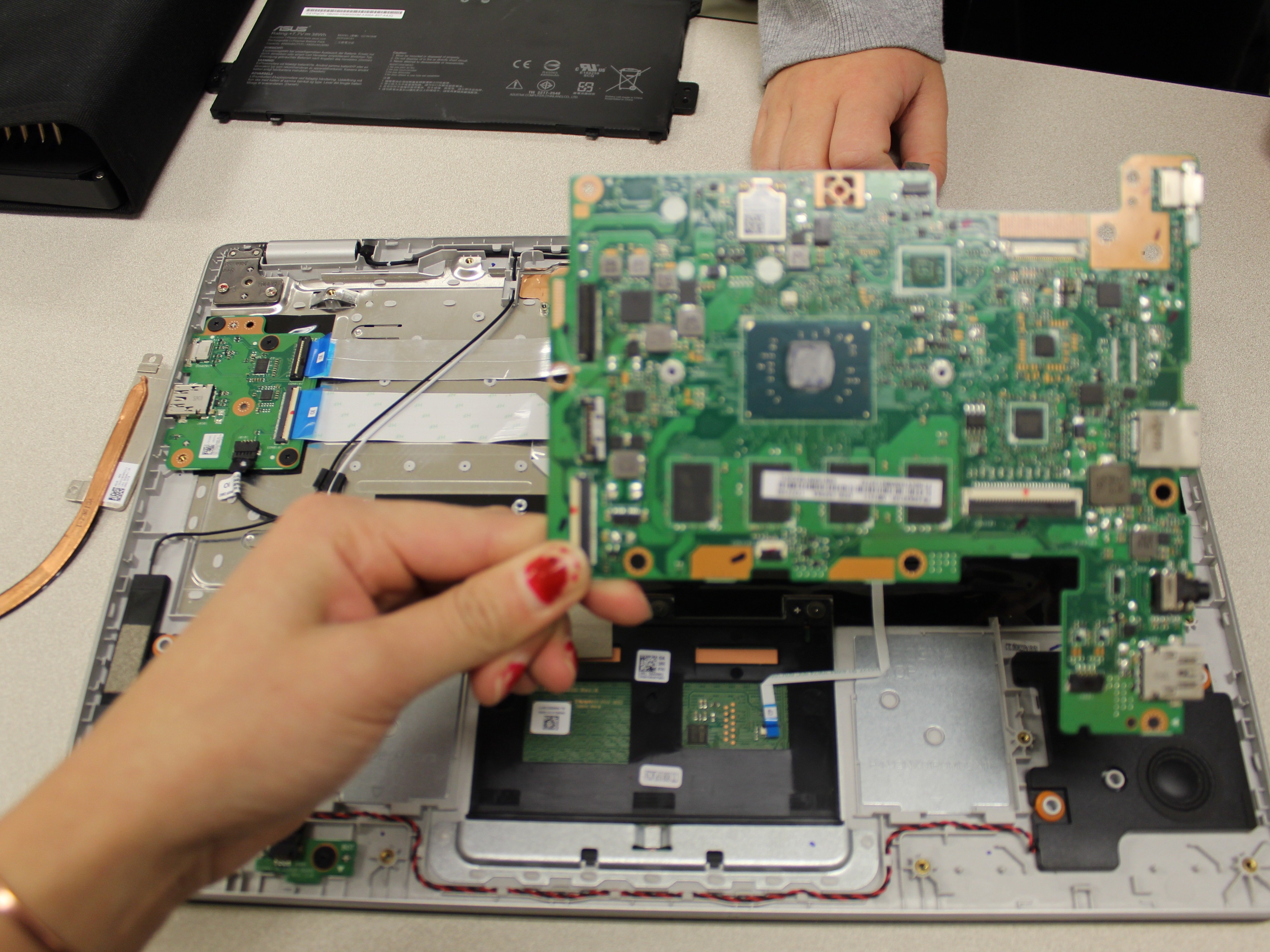 thumbnail image 2 of Type-C USB Charging Port / DC Power Jack For ASUS Chromebook C523 C523N - Replacement Part 2 of 6