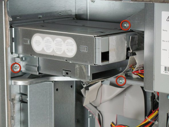 Image 2/2: The remaining three screws can be seen in the second picture.