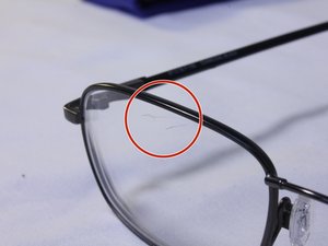 fixing scratched glasses