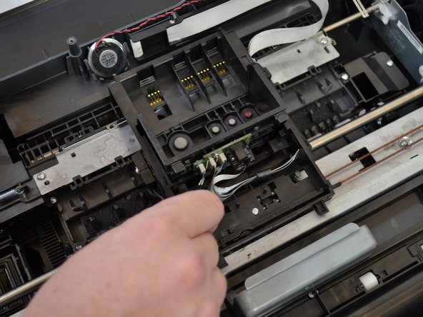 چرخاندن کابل سفید سمت چپ