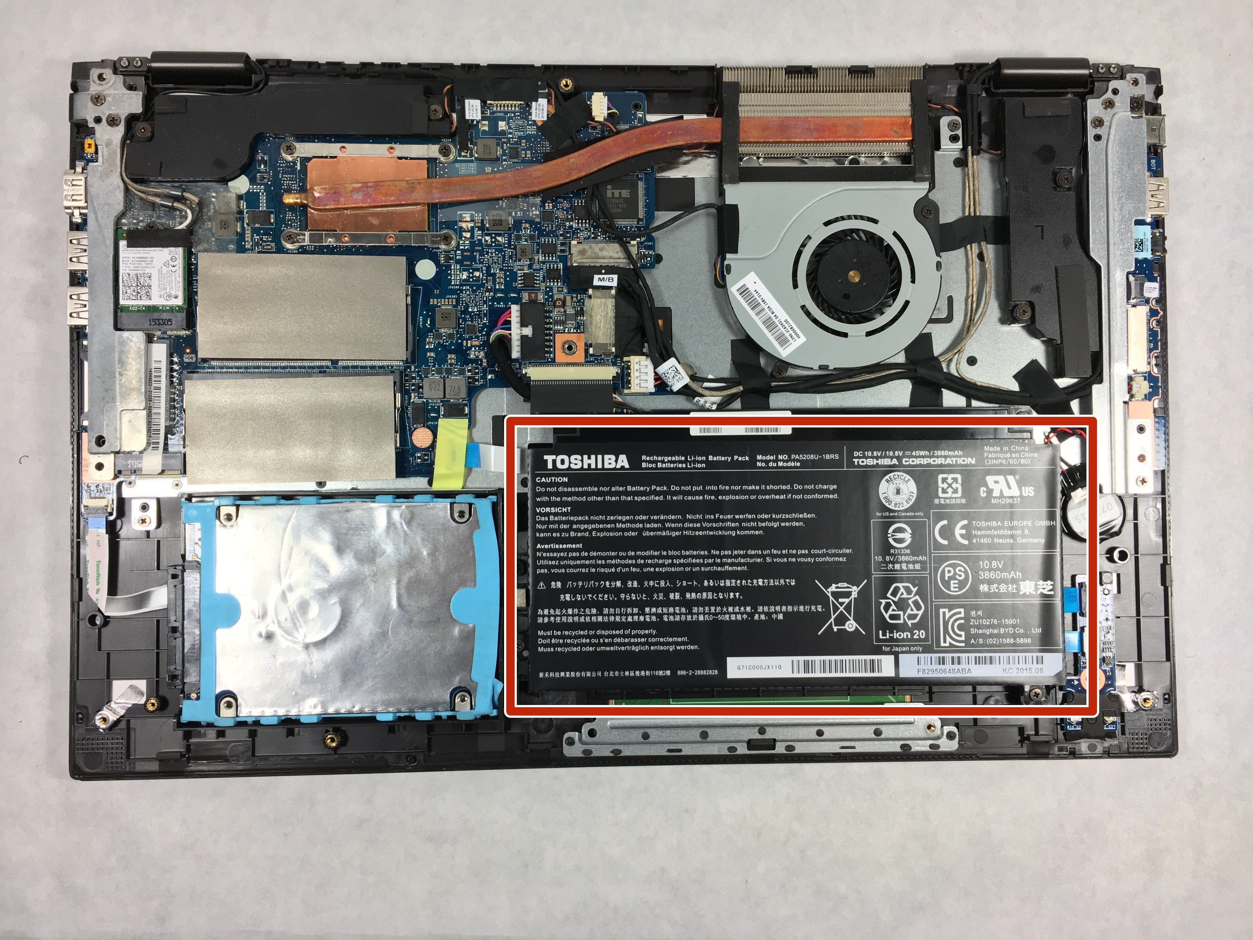 PA5208U-1BRS Battery For Toshiba Satellite P55W-C5314 P55W-C5316 - View #5