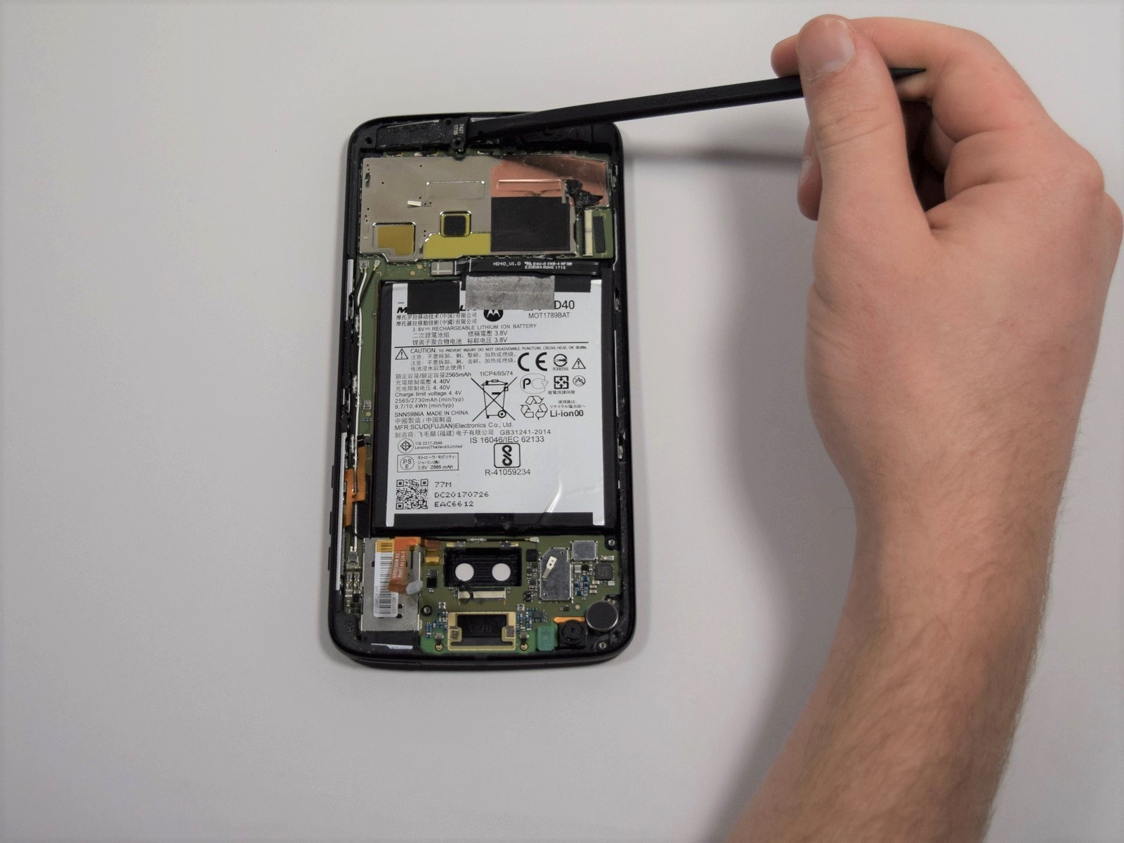 Moto z2 force аккумулятор