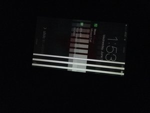 screen to iphone on vertical how fix lines 8 not  5c  iPhone iFixit does work after Touchscreen fall