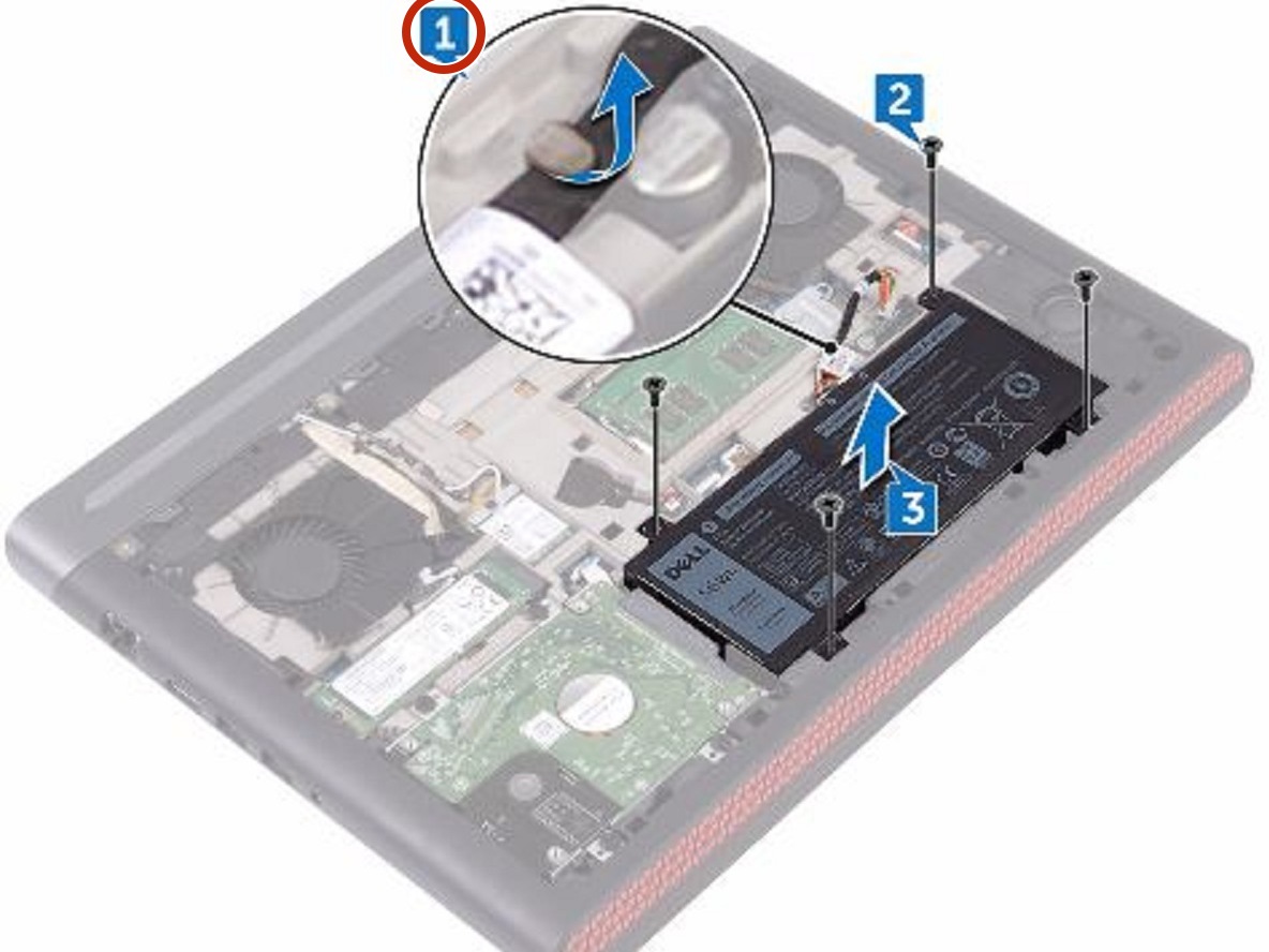 Dell Inspiron 14 Gaming 7466 Battery Replacement - iFixit Repair Guide