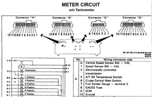 1994 Nissan truck speedometer not working #4