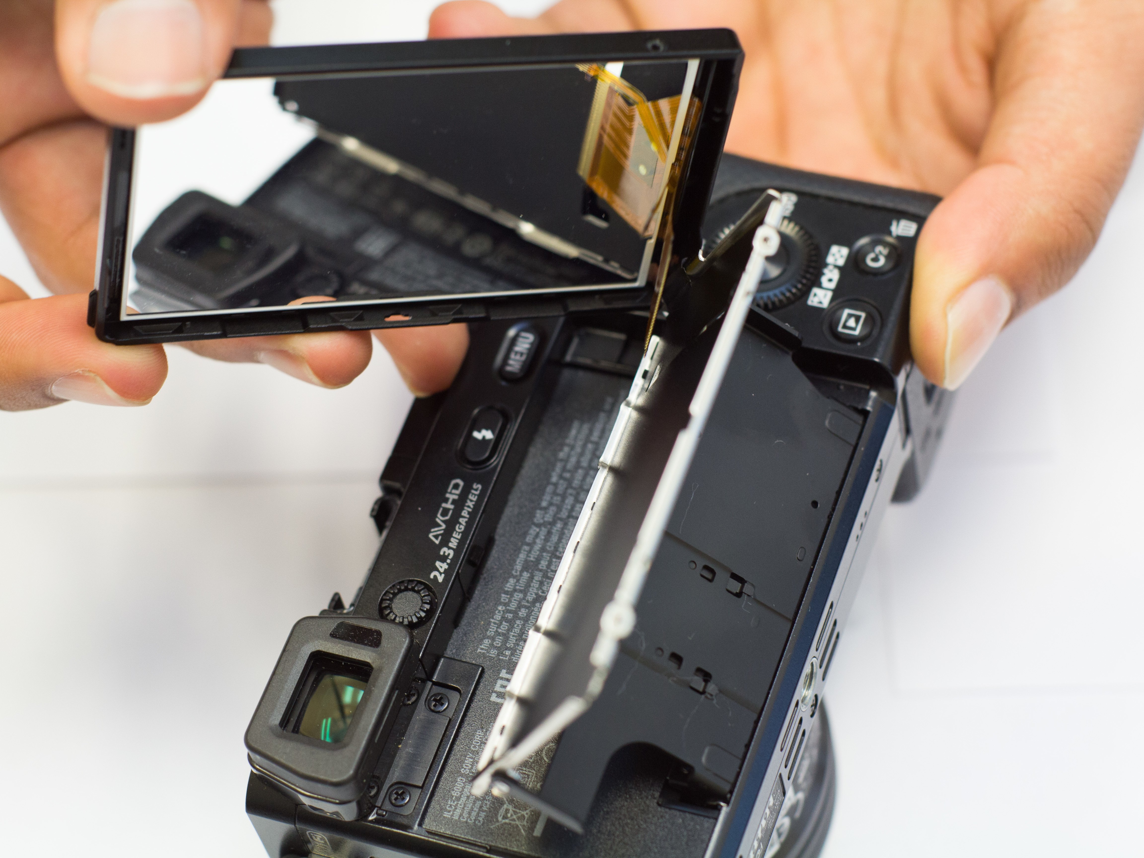 Sony Alpha ILCE6000 Screen Replacement iFixit Repair Guide