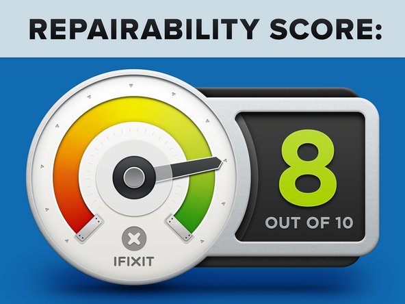 AirPort Time Capsule A1470 Repairability Score: 8 out of 10 (10 is easiest to repair).