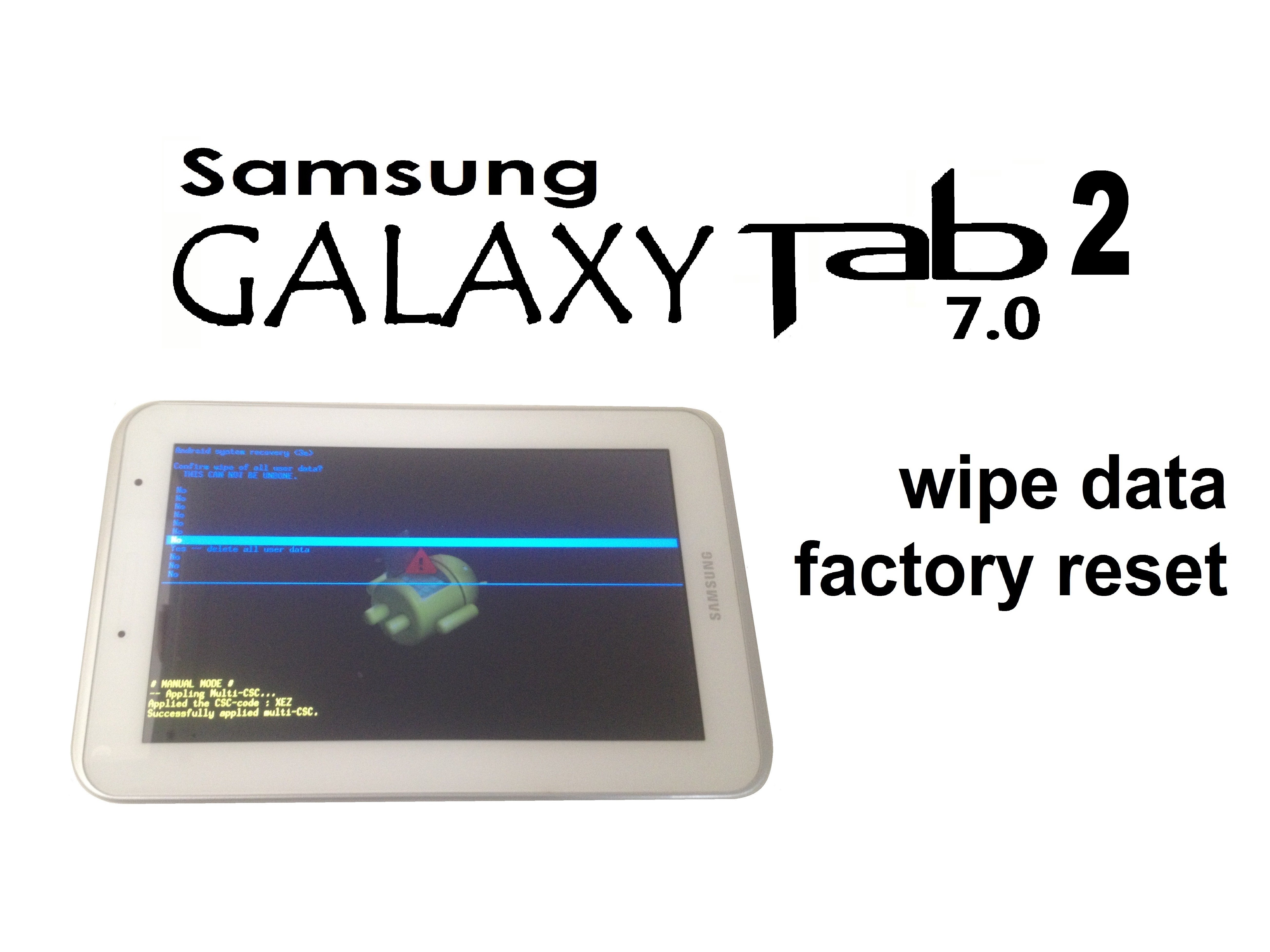 samsung galaxy tab hard reset