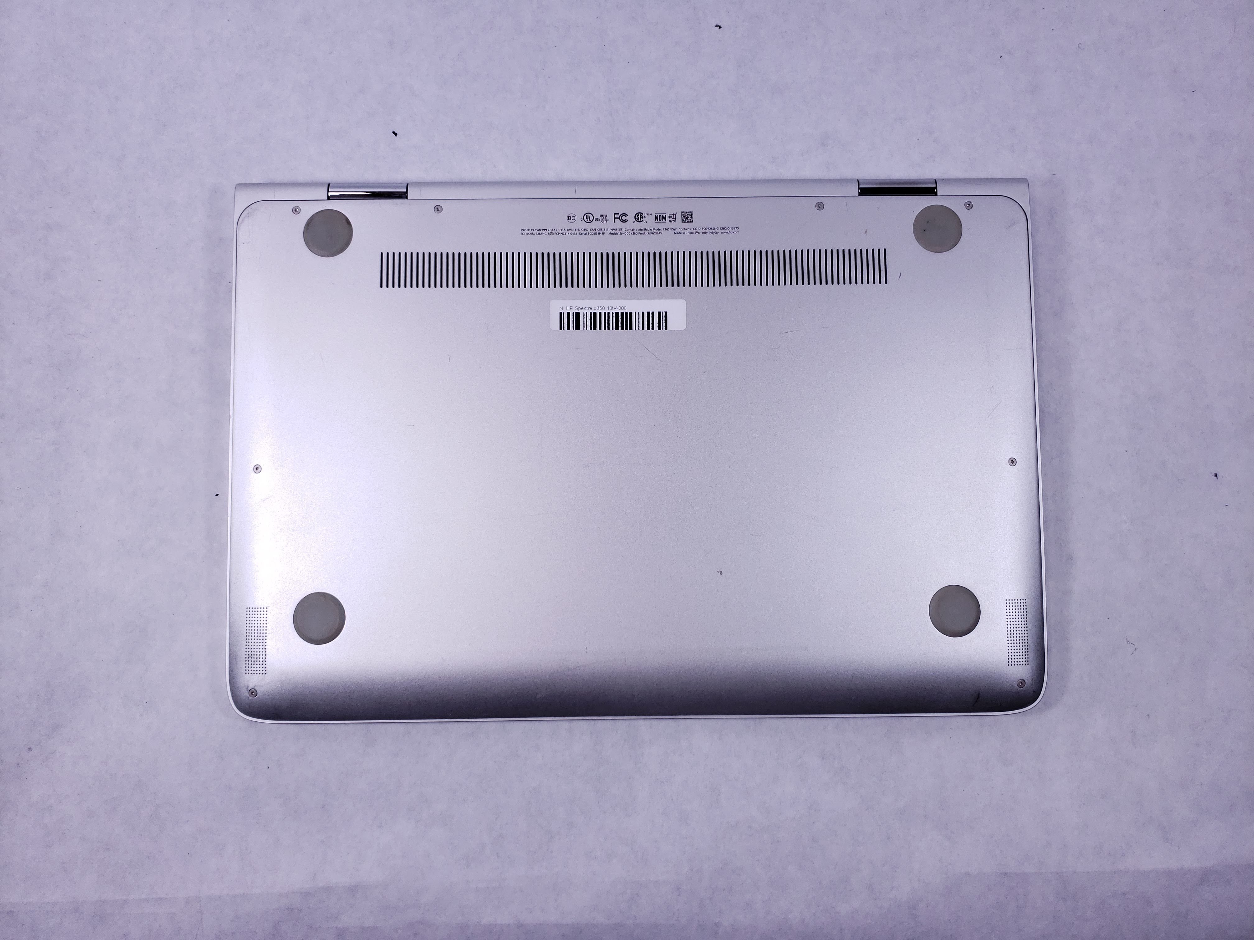 HP Spectre x360 13t4000 Backplate Replacement iFixit Repair Guide