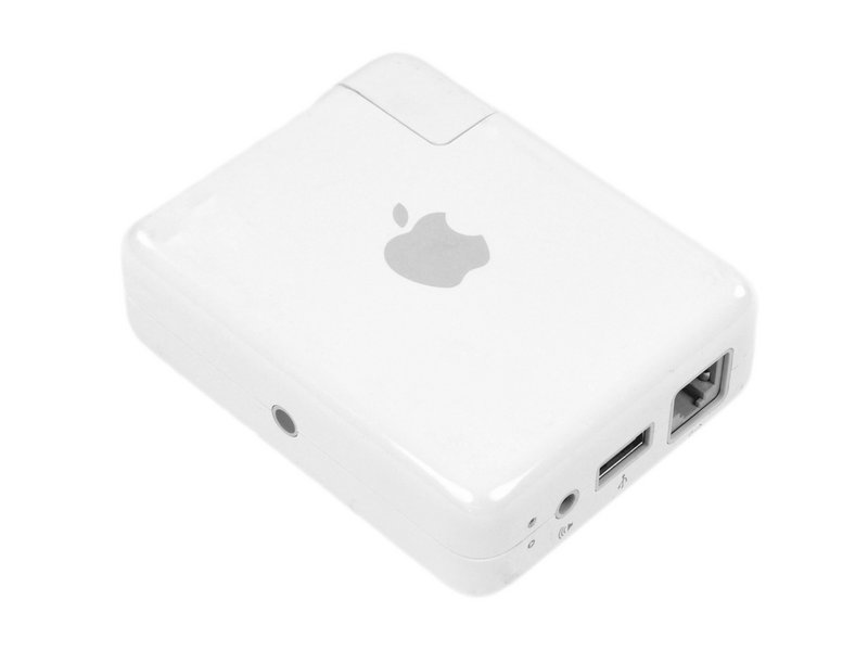 Una vecchia base Airport Express di Apple