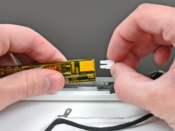 Place the inverter back down in its recess.