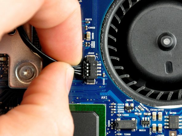 Image 1/1: Pull the connector parallel to the face of the logic board.
