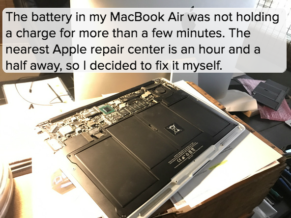 Macbook battery replacement