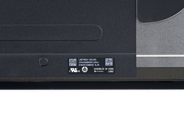 Image 2/3: With a few twists of our screwdriver, a very long, very thin display board is revealed.