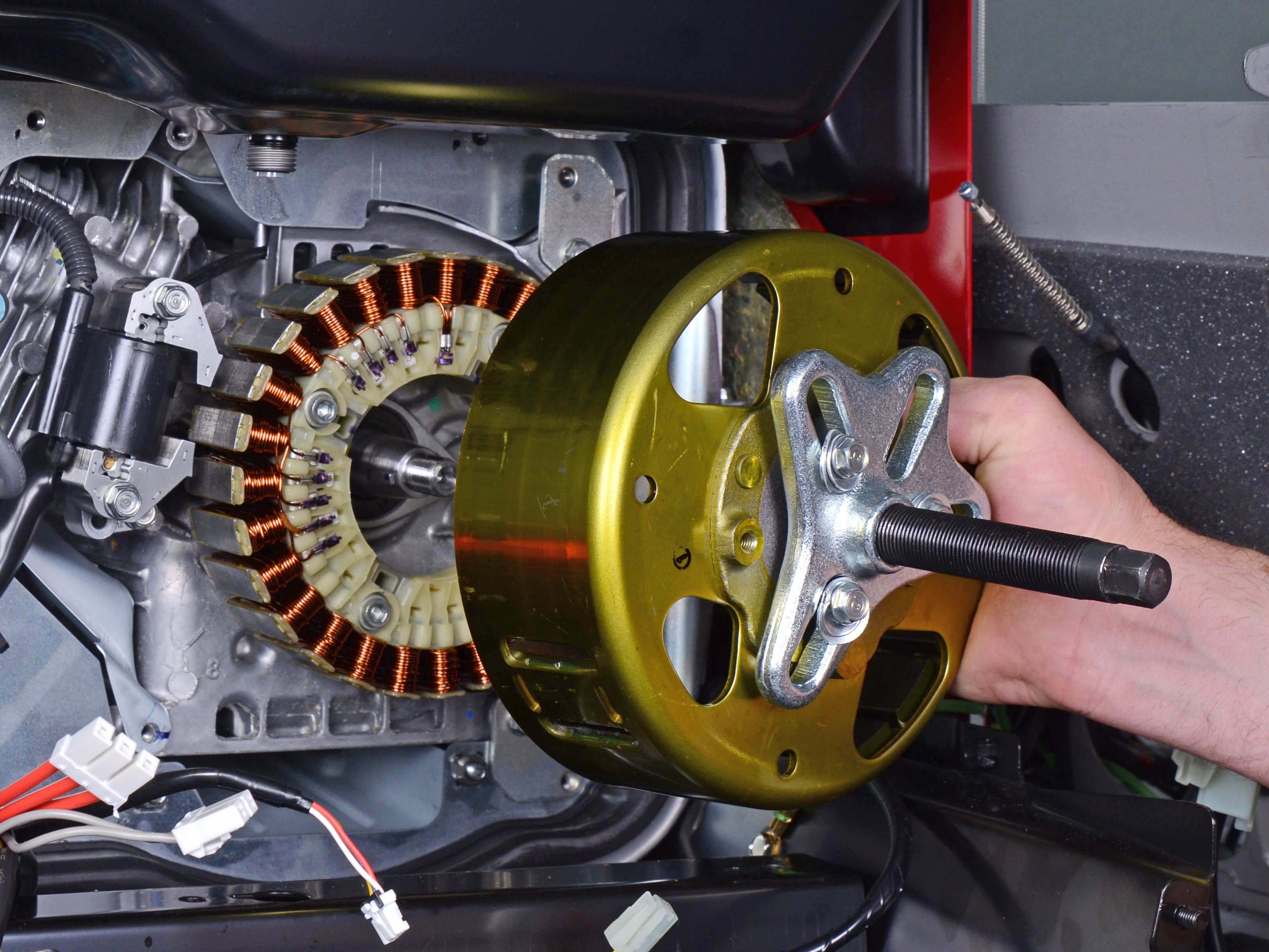 Honda 3000 Watt Inverter Generator EU3000IS1AWK Rotor Replacement