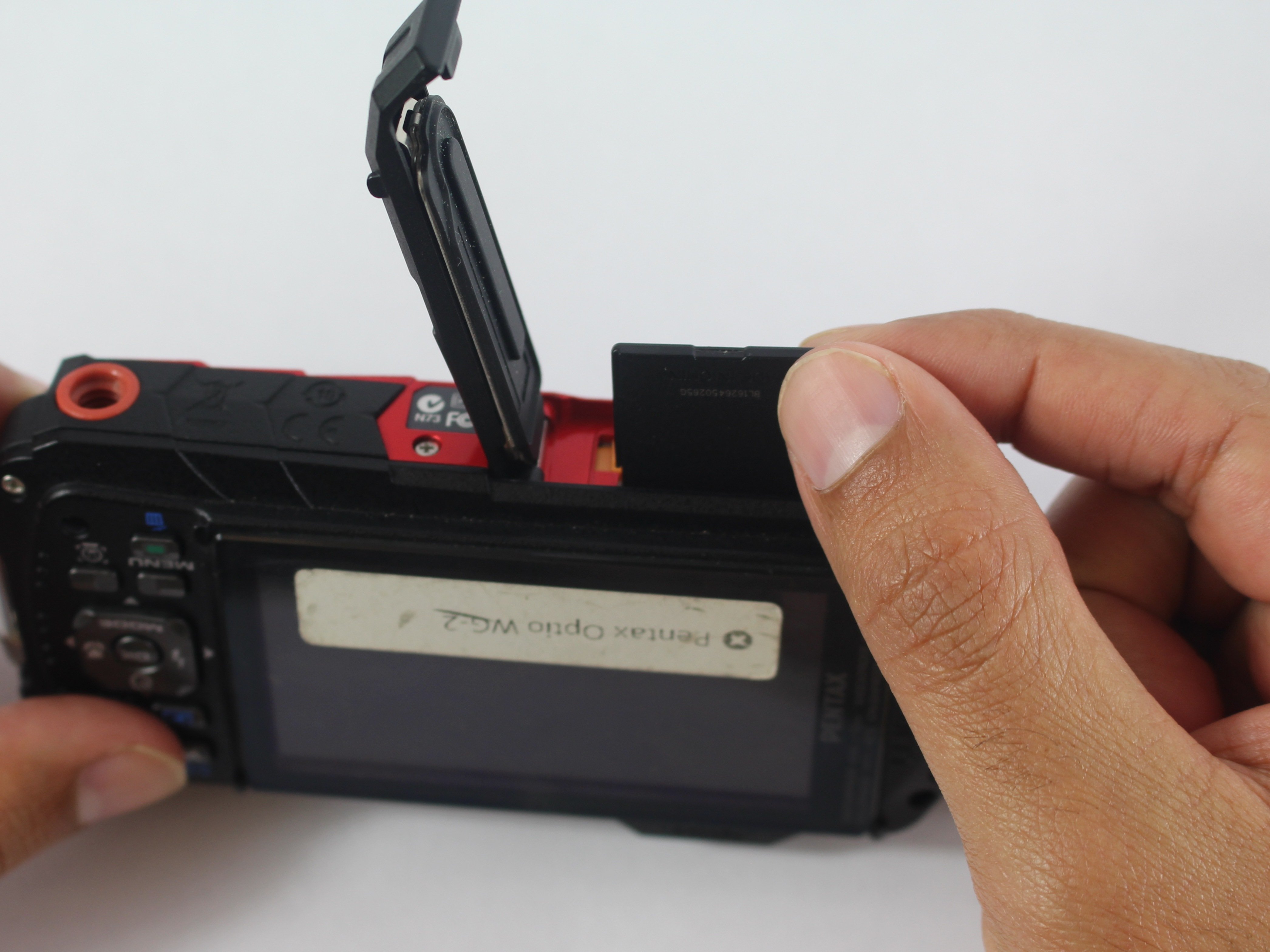 Pentax Optio WG2 Memory Card Replacement iFixit Repair Guide