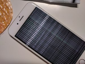 SOLVED: Screen displaying weird lines (See Pictures