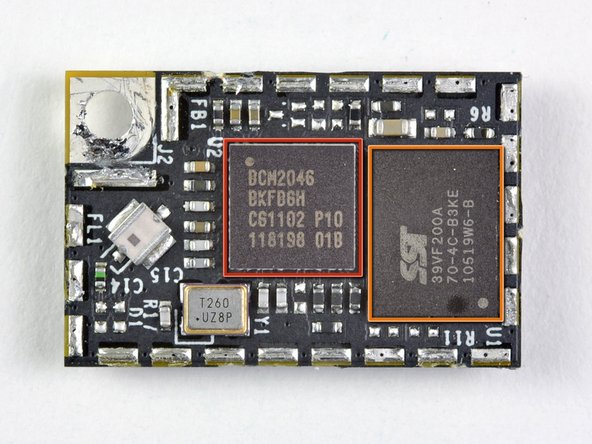 Image 3/3: Broadcom [link|http://www.broadcom.com/products/Bluetooth/Bluetooth-RF-Silicon-and-Software-Solutions/BCM2046|BCM2046] Bluetooth IC