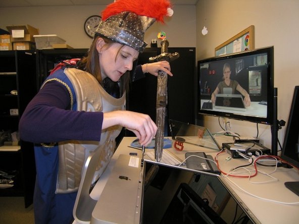 mending a broken hard drive at Denver Academy