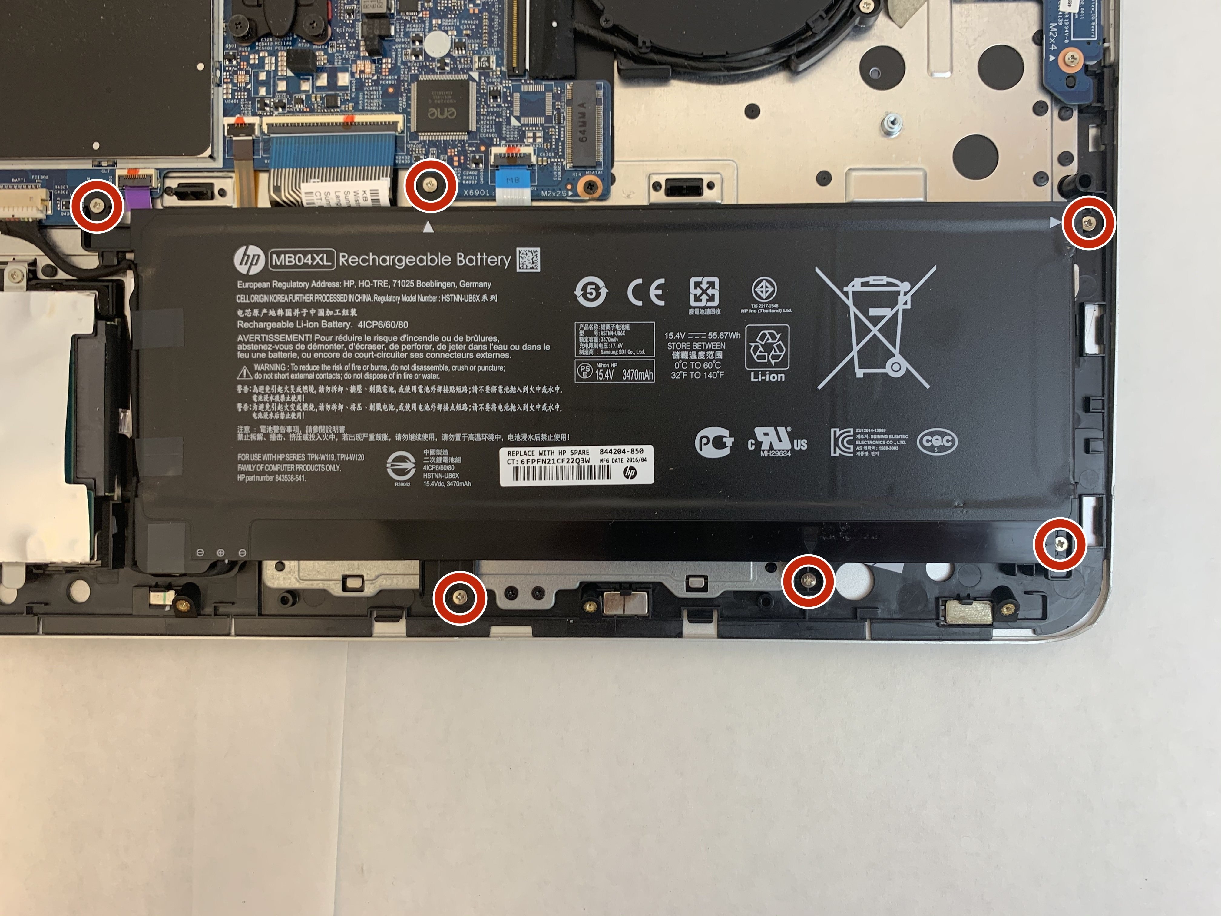 HP Envy x360 m6aq003dx Battery Replacement iFixit Repair Guide