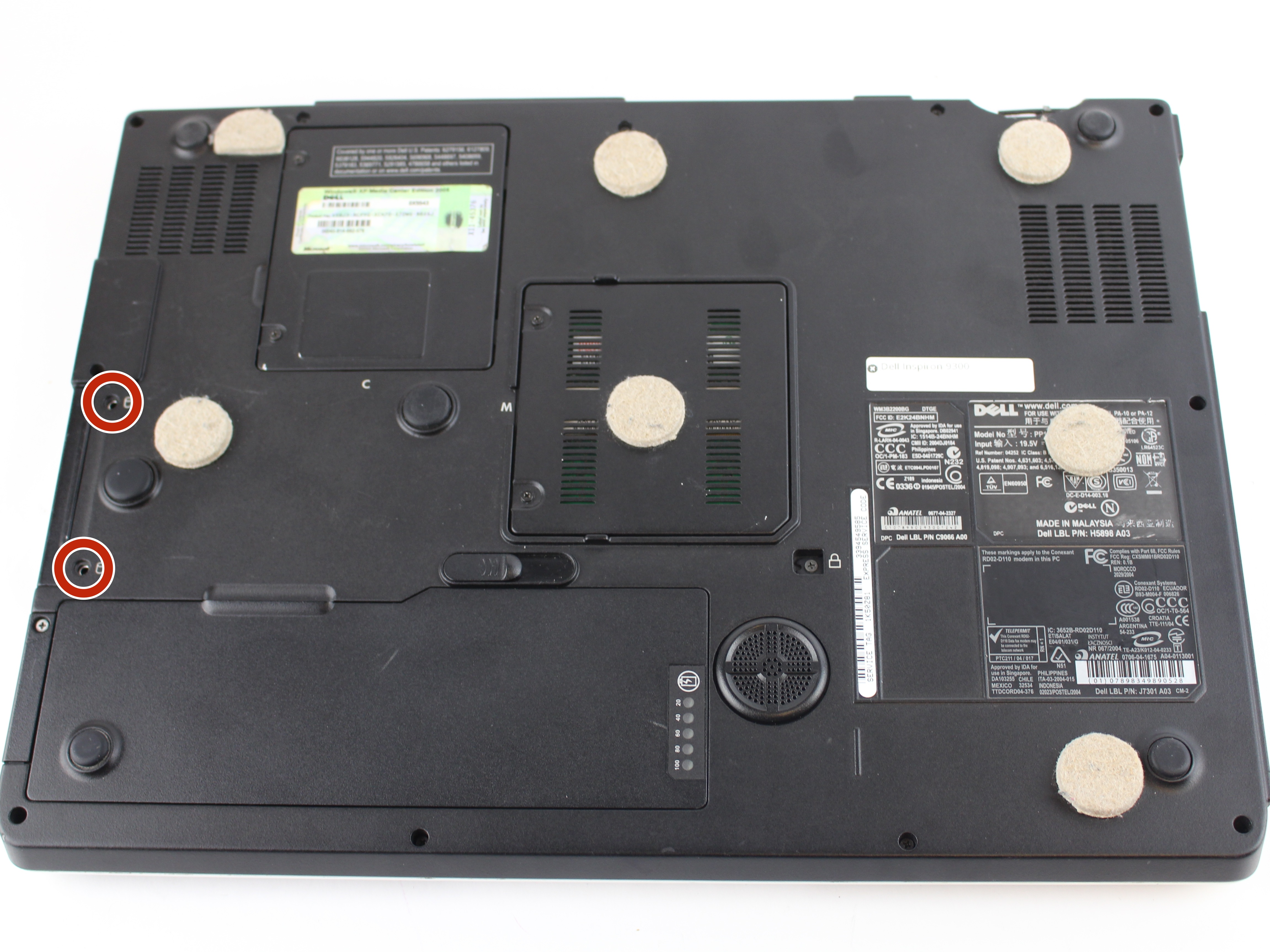 Dell Inspiron 9300 Hard Drive Replacement iFixit Repair Guide