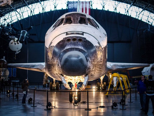 Space Shuttle Discovery is a monument of repair