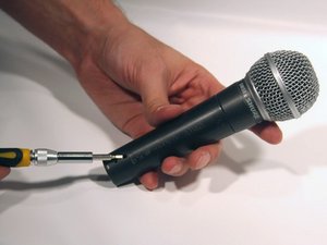 Shure SM58 XLR Microphone Connector Disassembly ... microphone dynamic xlr wiring diagram 