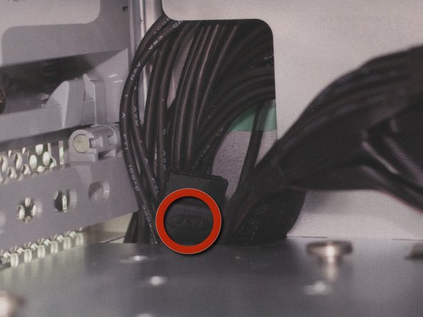 Image 2/2: Make sure you have the cable all the way tucked in behind the connector before proceeding. See the first graphic as an example.