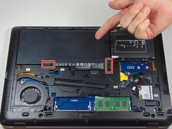 elitebook 840 g1 battery removal