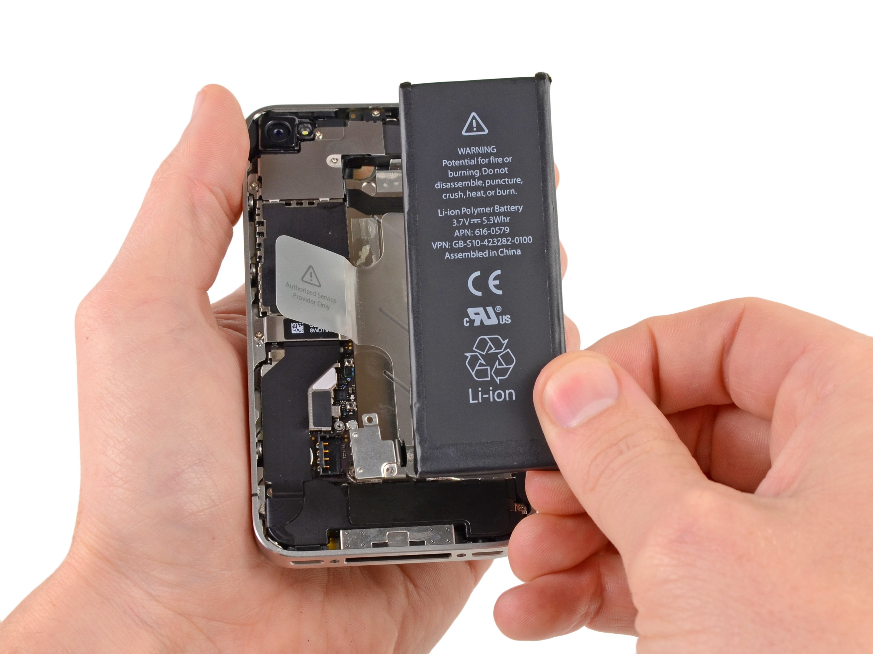 Какая емкость аккумулятора iphone 4s