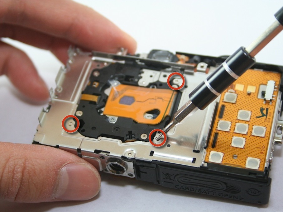 Disassembling Canon PowerShot SD1100 IS Camera Lens iFixit