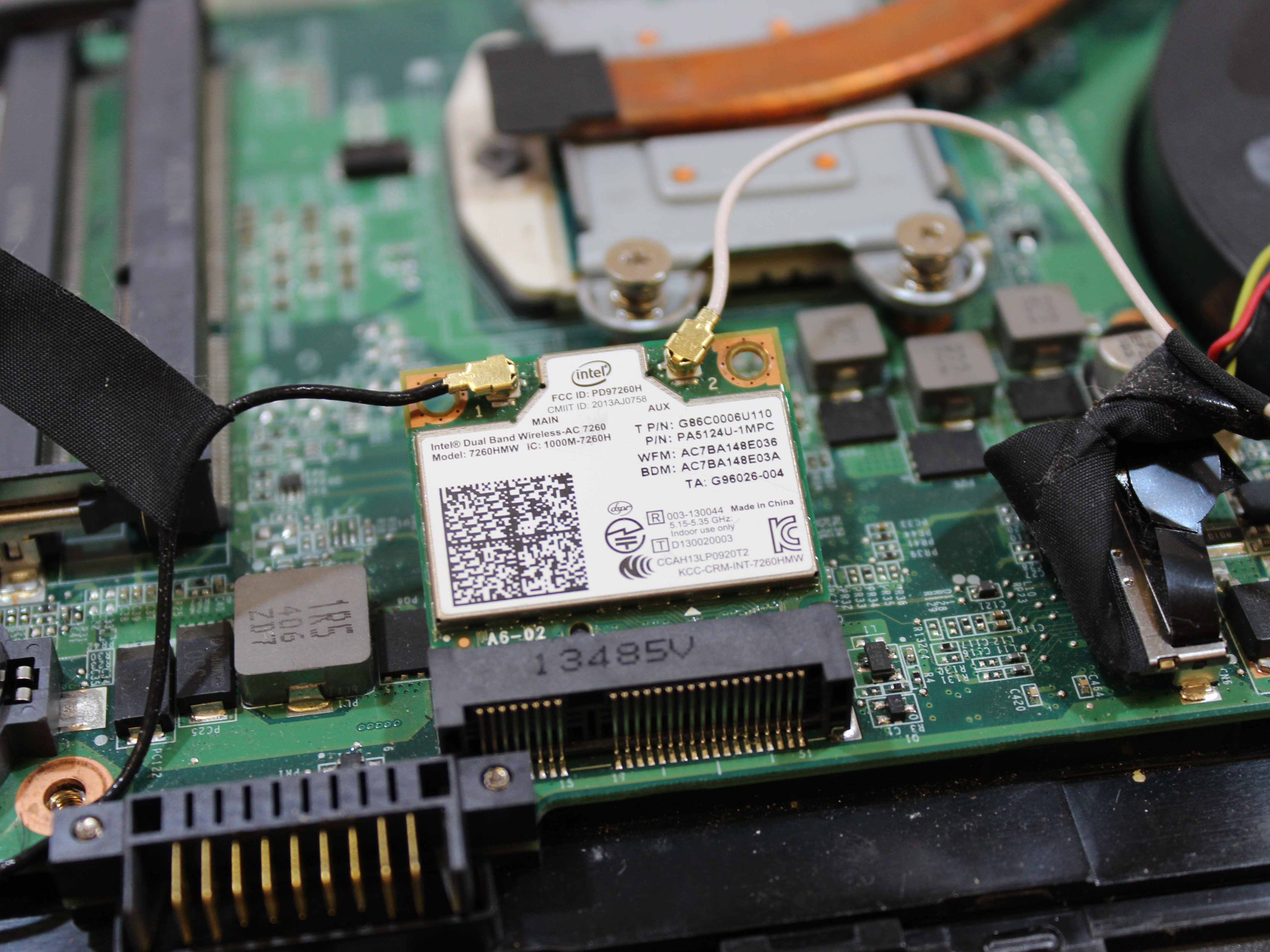 Toshiba Satellite P75A7100 WiFi Adapter Replacement iFixit Repair Guide