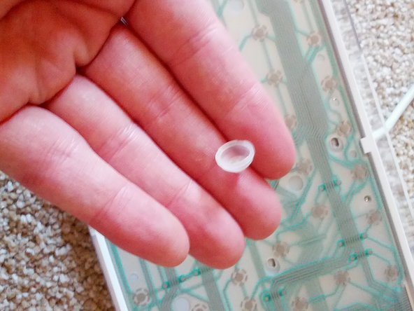 Image 1/2: Plugin the keyboard to a PC/MAC, and using this on the various key points, you can gently press in the emulate a keystroke