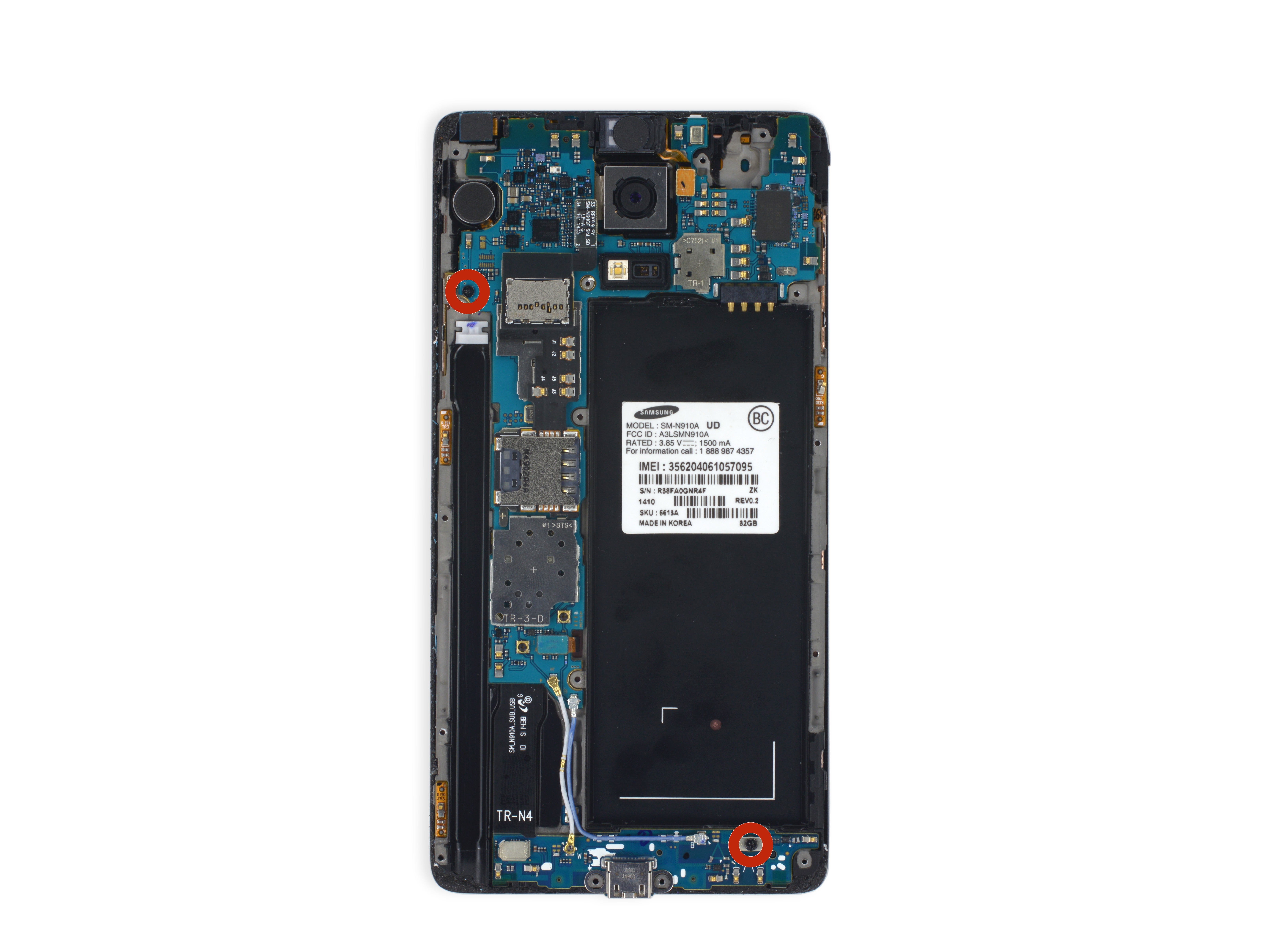 Samsung Galaxy Note 4 Motherboard Replacement