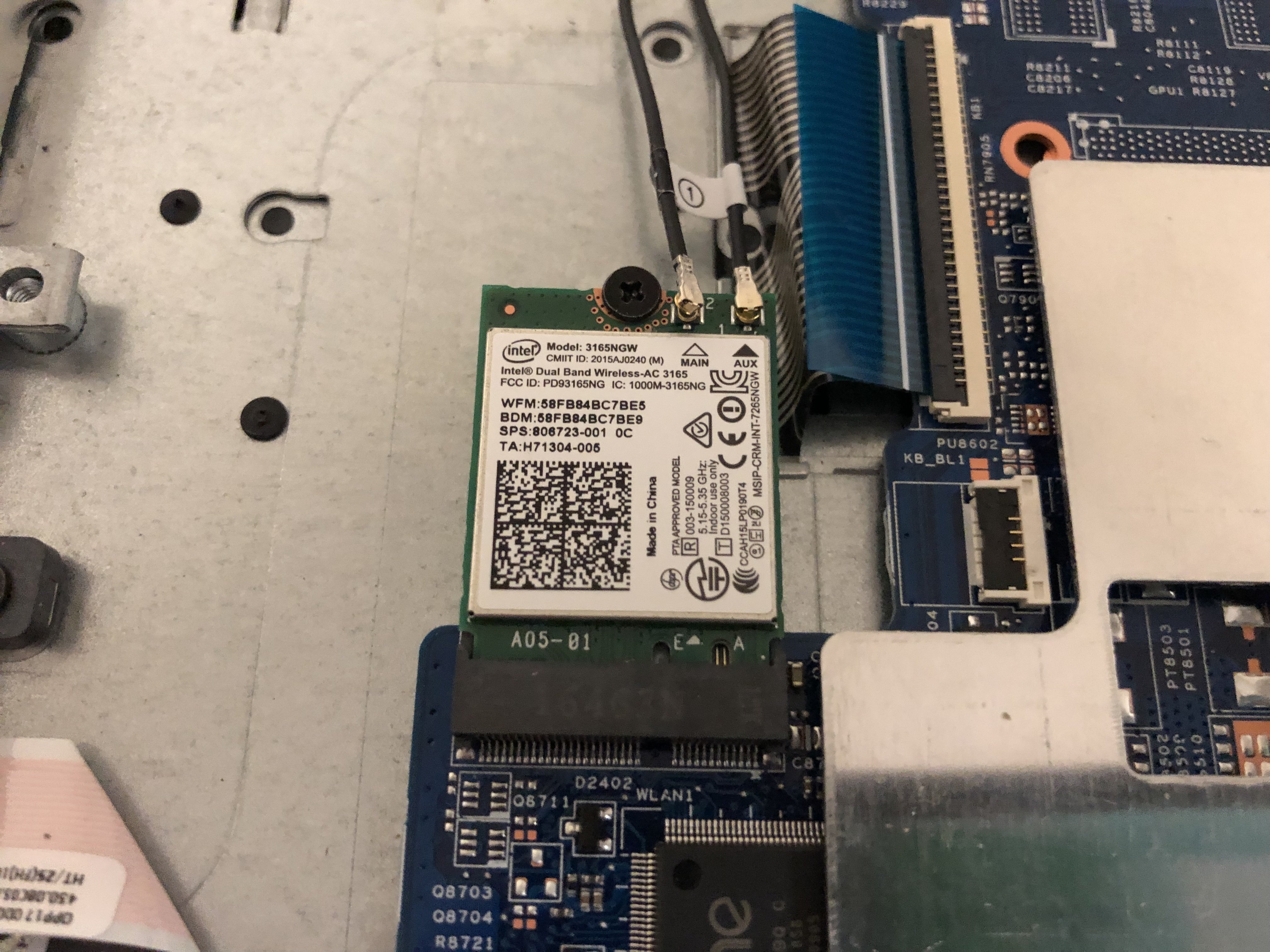 HP 17x027ds Wifi Card Replacement iFixit Repair Guide