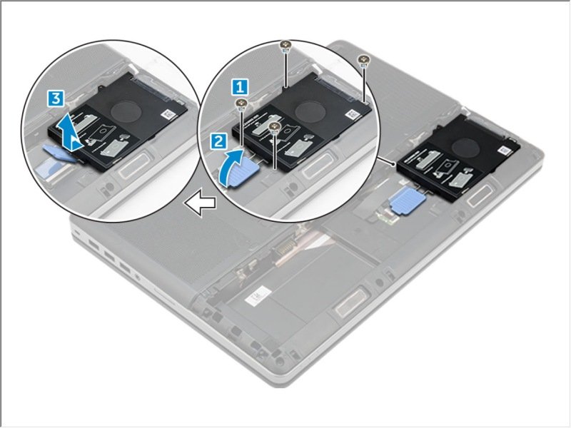 Dell Precision 7520 Hard Drive Replacement iFixit Repair Guide
