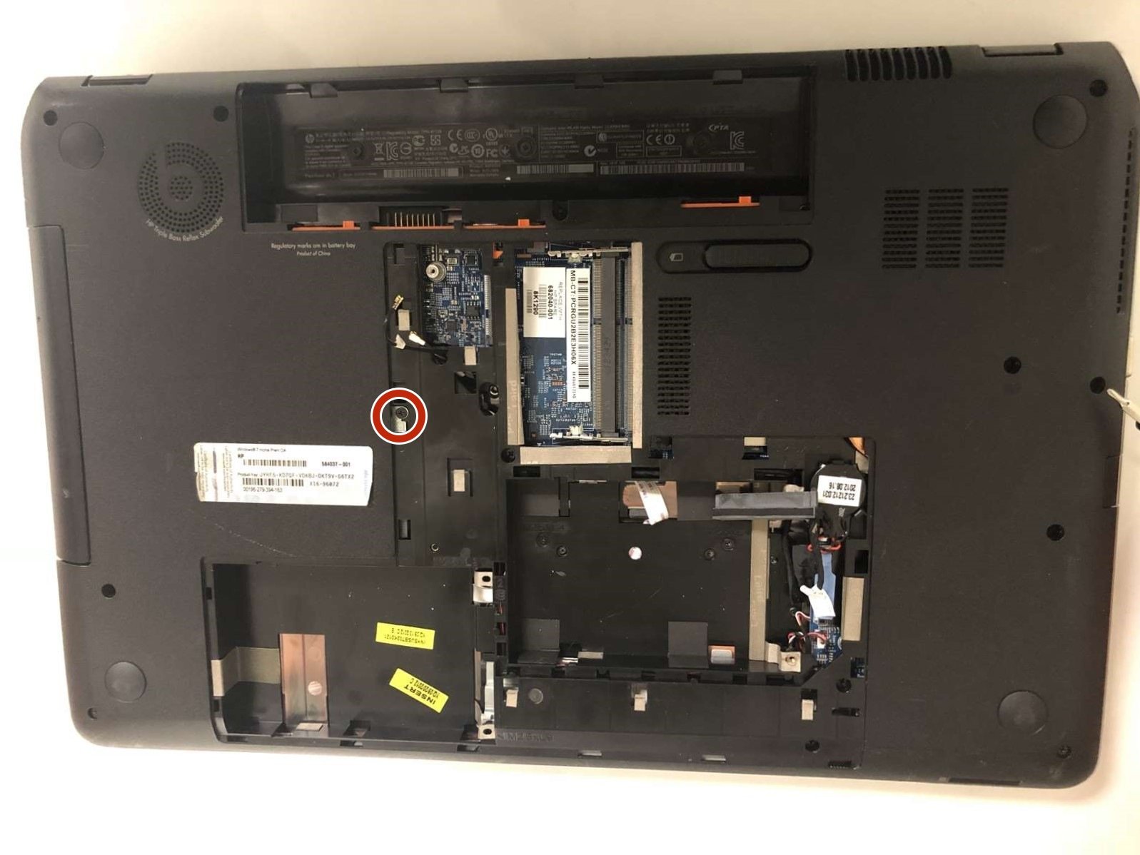 HP Pavilion dv7t7000 CD Drive Replacement iFixit Repair Guide