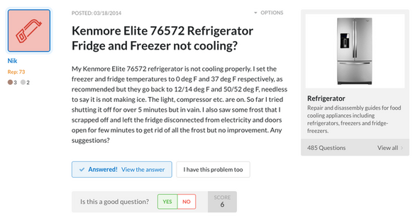 iFixit's answers forum helps end planned obsolescence