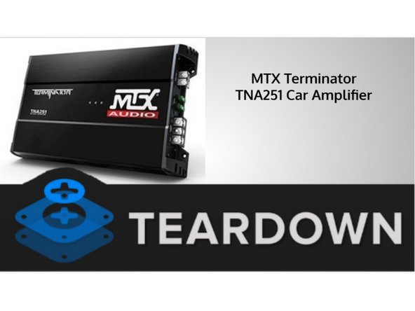 mtx terminator 250 watt amp