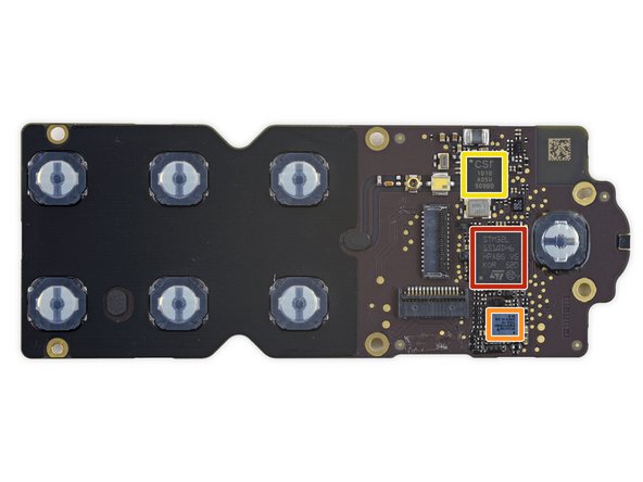 Image 2/3: Broadcom [https://chipworks.secure.force.com/catalog/ProductDetails?sku=BRO-BCM5976C1KUB6G&viewState=DetailView&cartID=&g=|BCM5976C1KUB6G|new_window=true] touch screen controller (as seen in the iPhone 5s/5c and iPad Air)